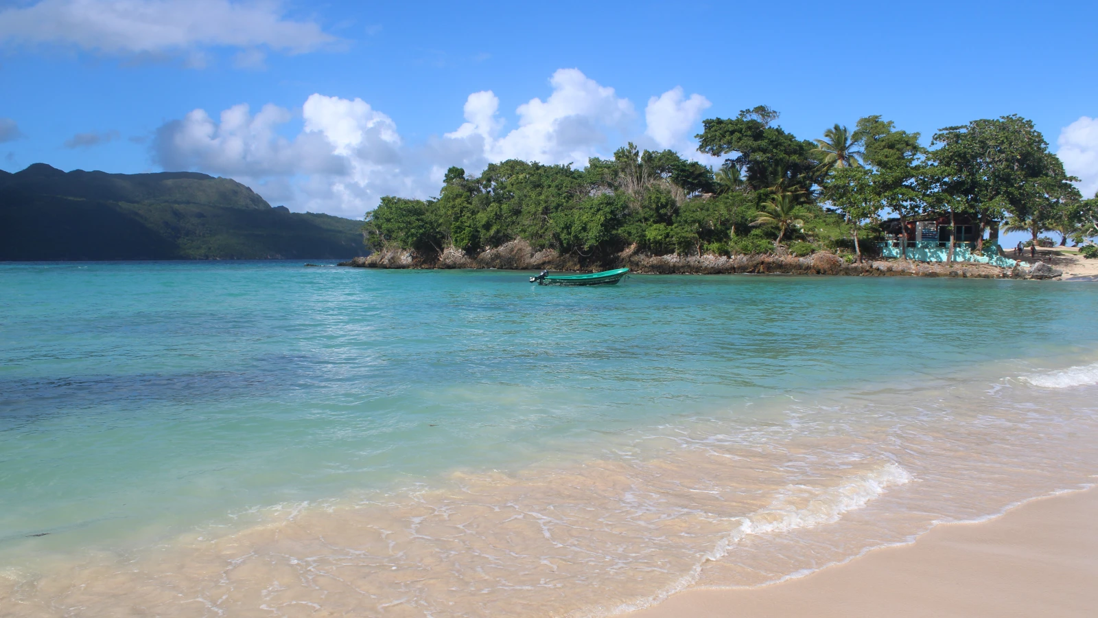 Playa Rincón en Samaná con cocoteros